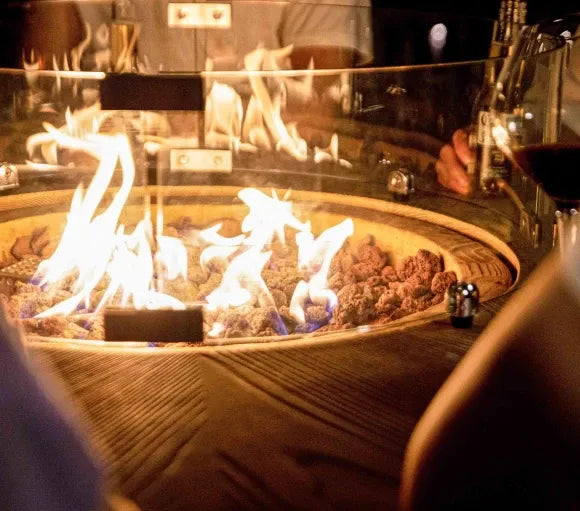 Elementi Lafite Barrel Bar Fire Table – 13.2 kW | OFG225