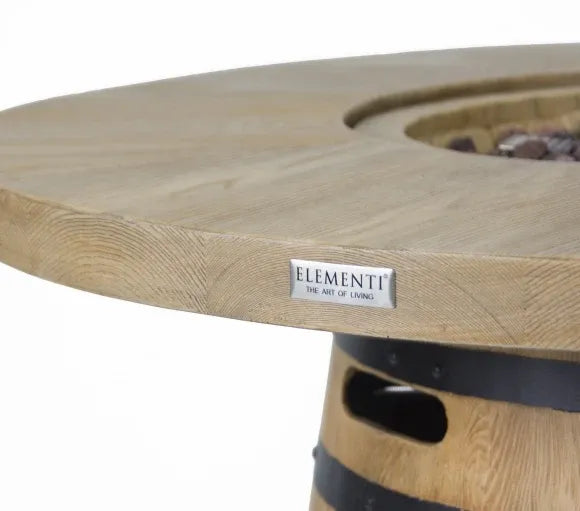 Elementi Lafite Barrel Bar Fire Table – 13.2 kW | OFG225