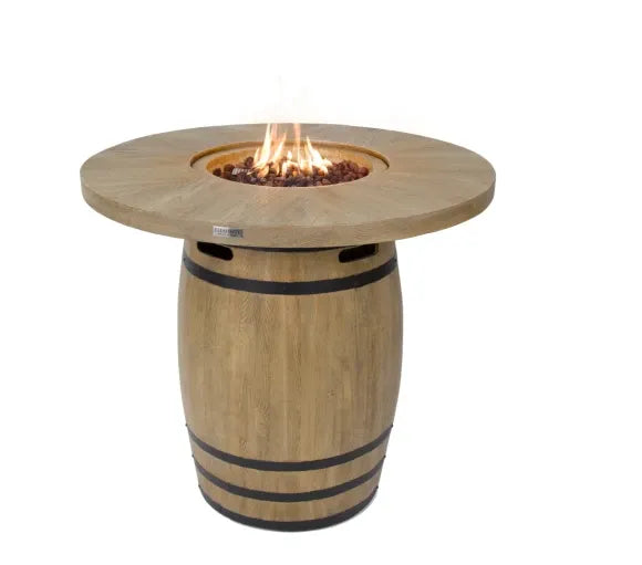 Elementi Lafite Barrel Bar Fire Table – 13.2 kW | OFG225
