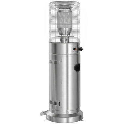 Outsunny 13 kW Gas Patio Heater with Tip‑Over Protection - Stainless Steel