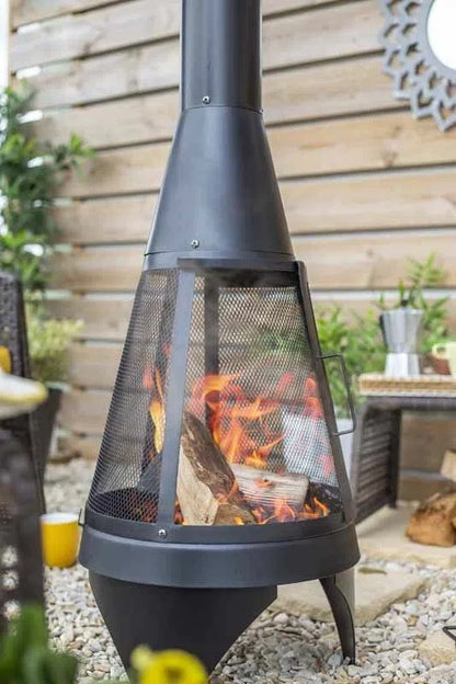 La Hacienda Mesh Colorado Medium Chimenea 56137 - Outdoor Fireplaces - 56137 - GardenHearth