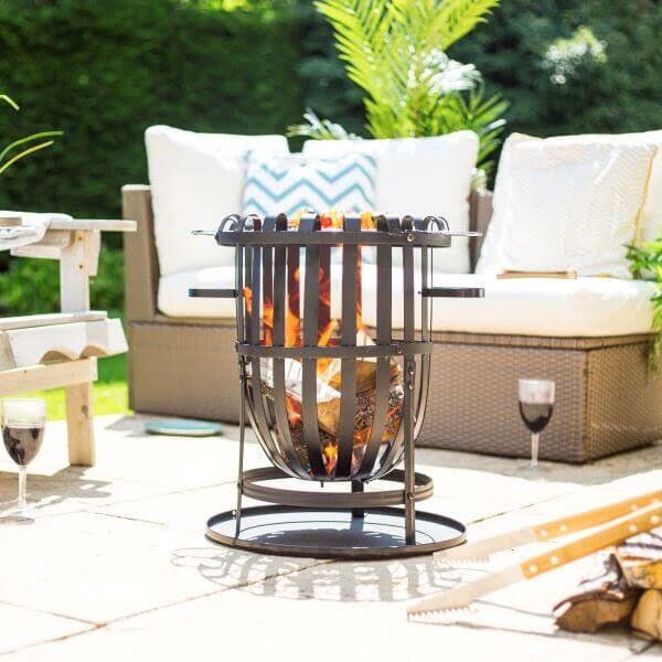 La Hacienda Vancouver Firebasket / Fire Pit 56043 - Outdoor Fireplaces - 56043 - GardenHearth