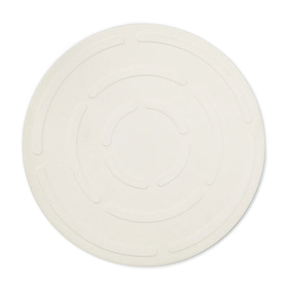 Off-white Lifestyle Dragon Egg pizza stone with concentric ridged patterns for even pizza cooking LFS300STONE