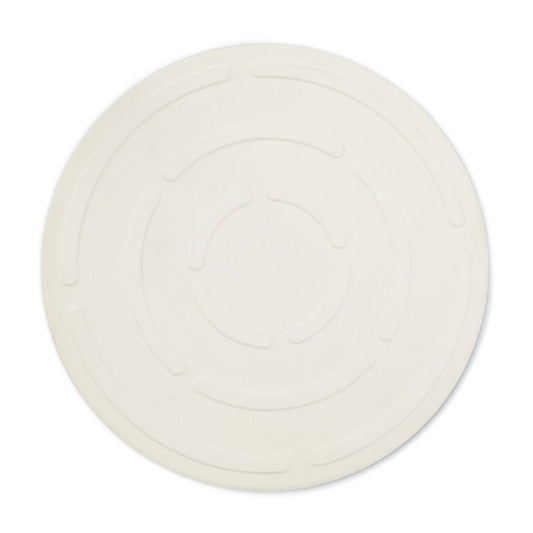 Off-white Lifestyle Dragon Egg pizza stone with concentric ridged patterns for even pizza cooking LFS300STONE