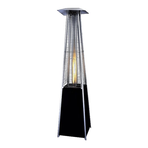 Lifestyle Tahiti II Flame Patio Heater (Black or Stainless Steel) - Patio Heater - LFS844 - GardenHearth