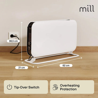 Mill Instant 2000W MEC Premium Portable Convector Heater
