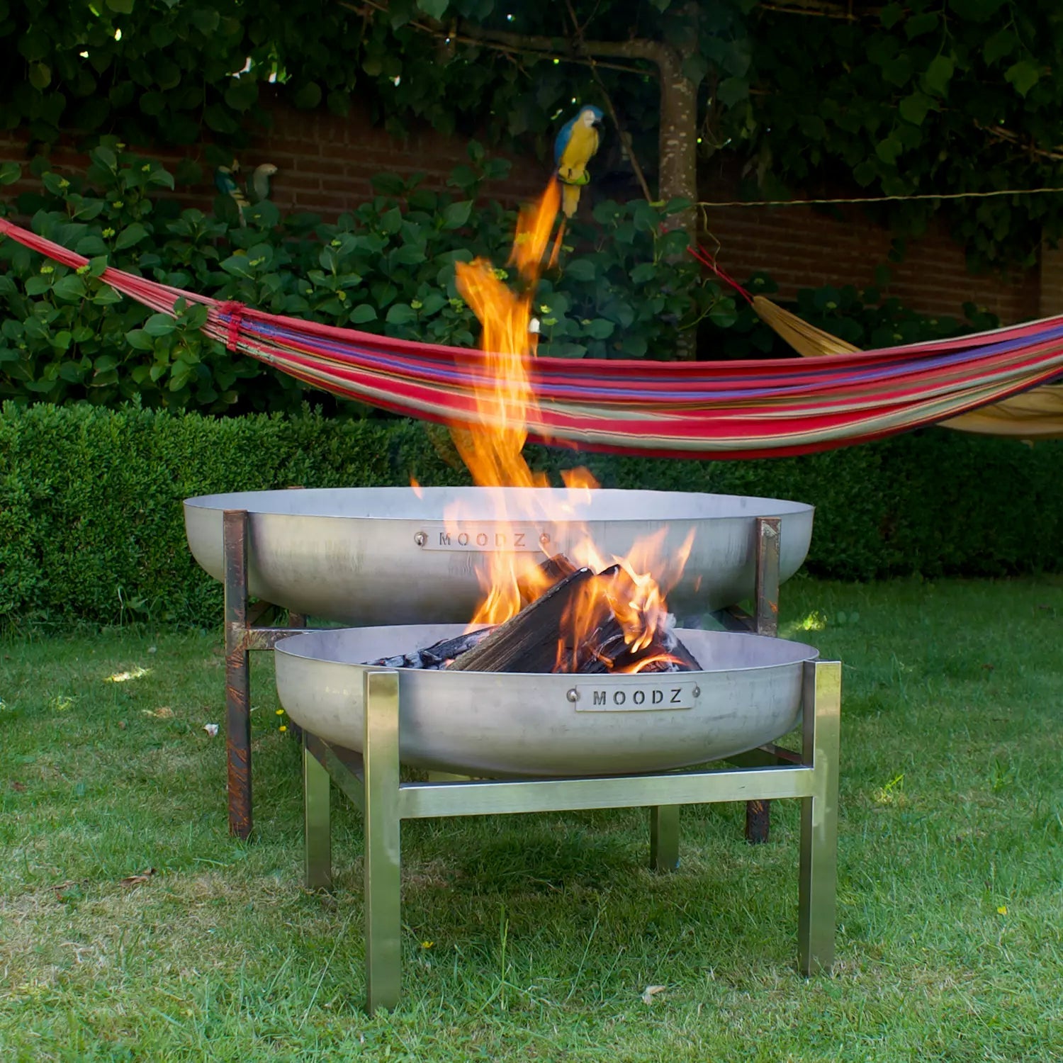 MOODZ Frame for Garden Fire Bowls - Square (Stainless or Carbon Steel) - Accessories