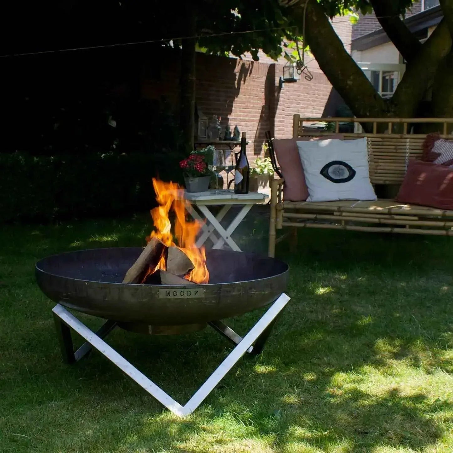 MOODZ Frame for Garden Fire Bowls - Star (Stainless or Carbon Steel)