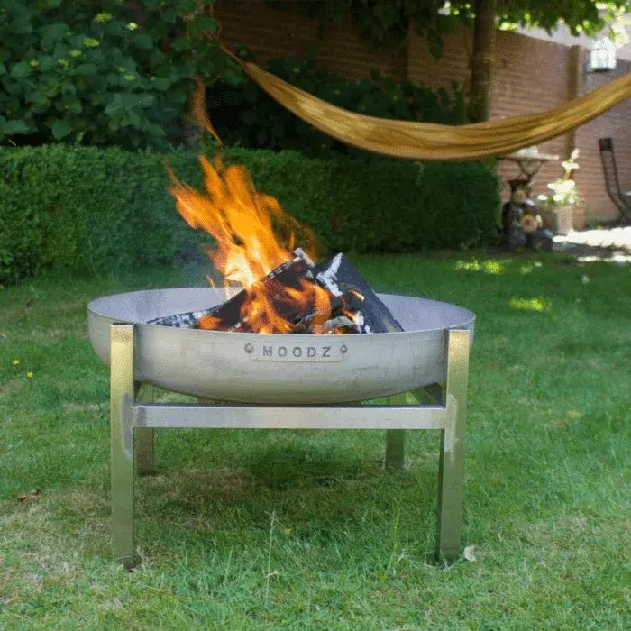 MOODZ Stainless Steel Fire Bowl (60 - 120cm) - Fire Pits, Fireplaces, Heating