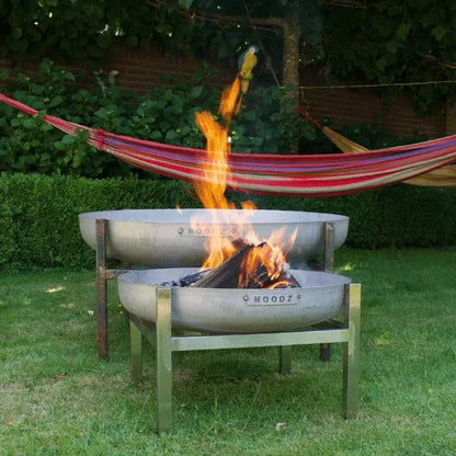 MOODZ Stainless Steel Fire Bowl (60 - 120cm) - Fire Pits, Fireplaces, Heating
