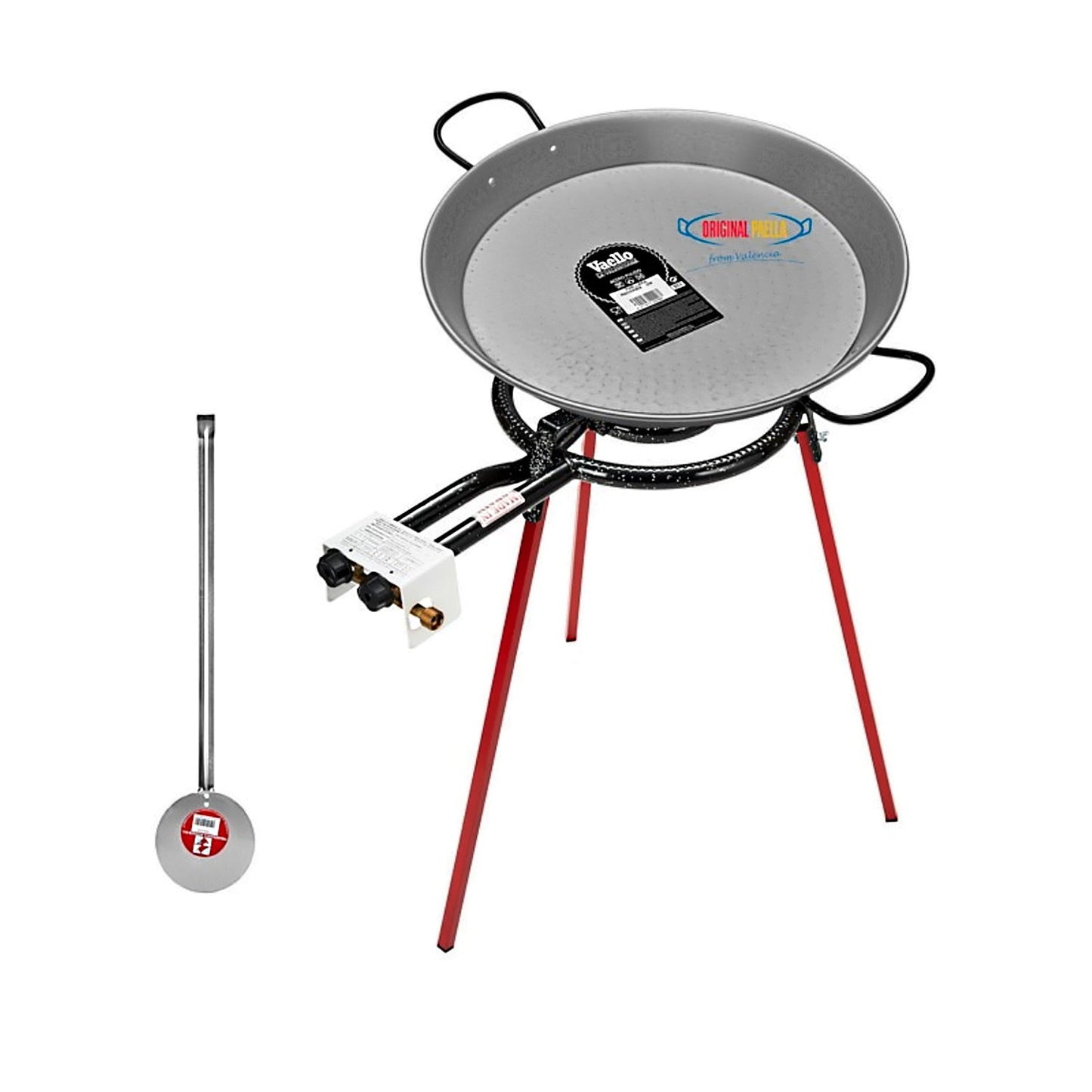 Original Paella 46cm Paella Set with Gas Burner and Skimming Spoon | K_07 - Paella Cookers - K_07 - GardenHearth