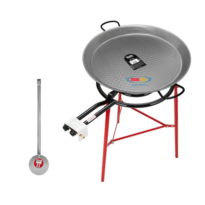 Original Paella 70cm Paella Set with Gas Burner and Skimming Spoon | K_09 - Paella Cookers - K_09 - GardenHearth