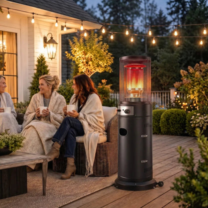 Outsunny 11 kW Gas Patio Heater — Portable, Safe & Modern Outdoor Heating