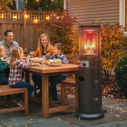 Outsunny 11 kW Gas Patio Heater — Portable, Safe & Modern Outdoor Heating