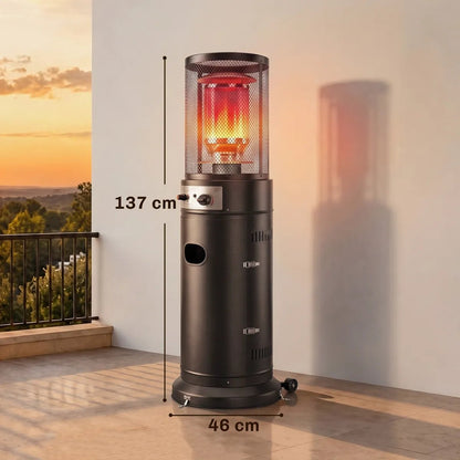 Outsunny 11 kW Gas Patio Heater — Portable, Safe & Modern Outdoor Heating