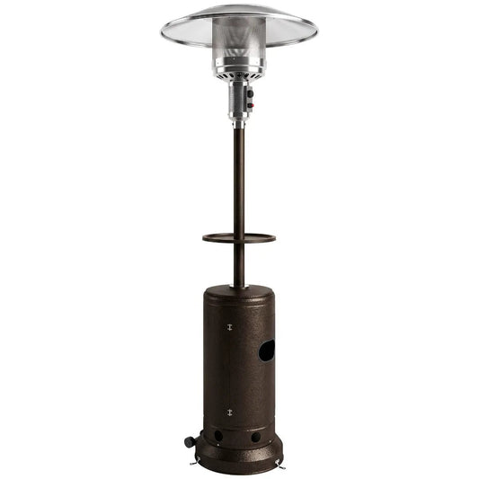 Outsunny 13 kW Gas Patio Heater with Side Table & Anti‑Tip Safety