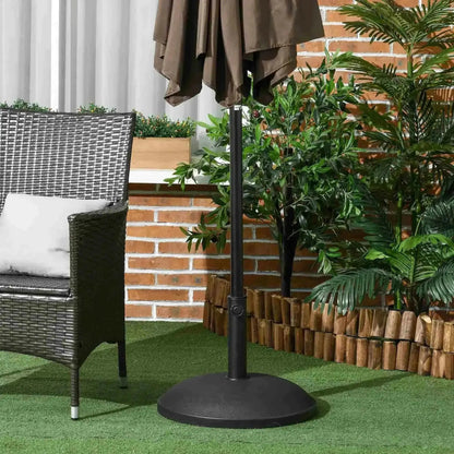Outsunny 25 Kg Parasol Base - Black | 840-047