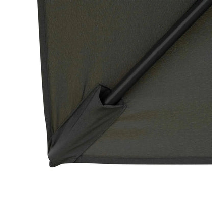 Outsunny 2.7m Parasol with Base & Cover - Dark Grey | 84D-073CG