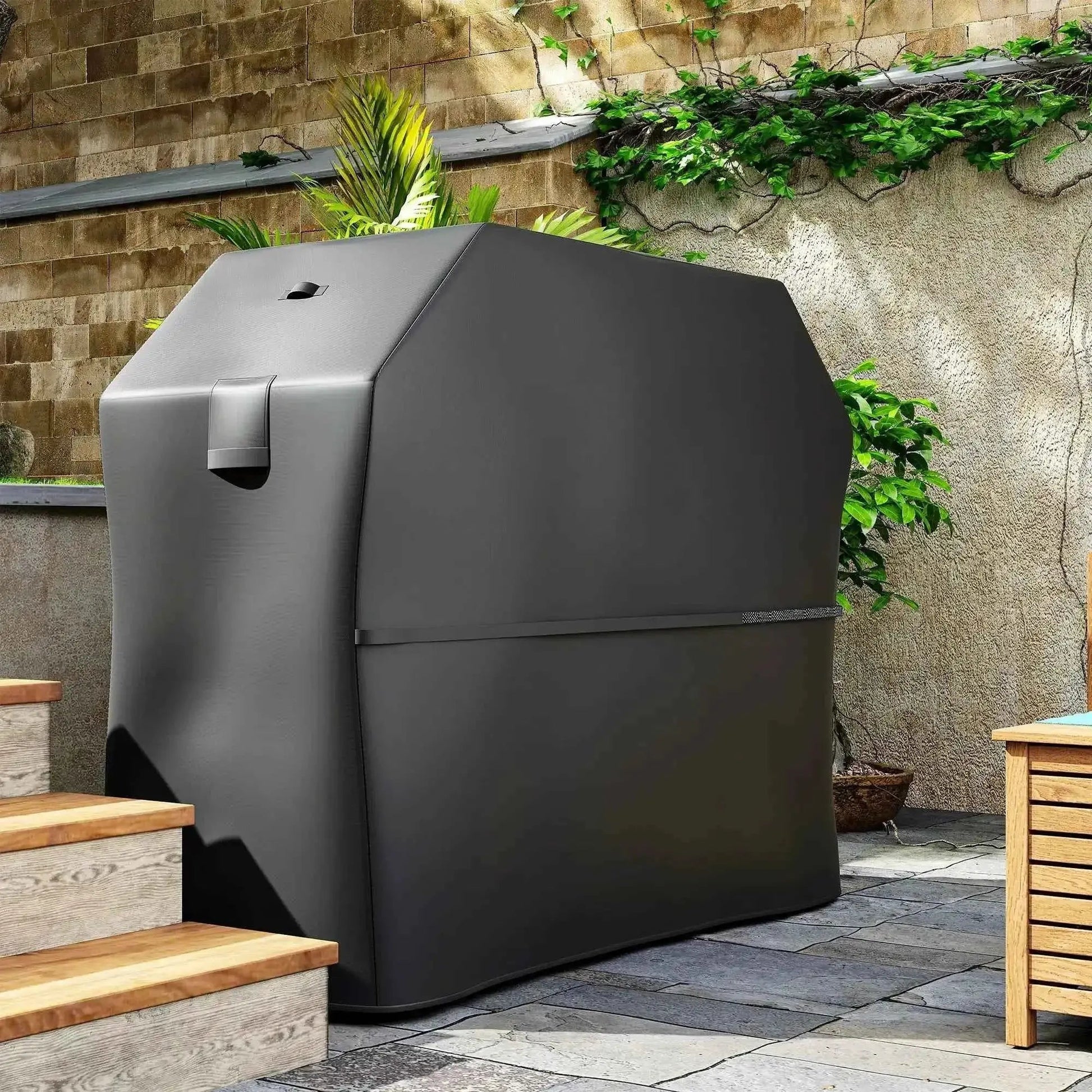 Outsunny BBQ Cover - Waterproof UPF30+ Oxford Grill Cover | 84G-845V00BK