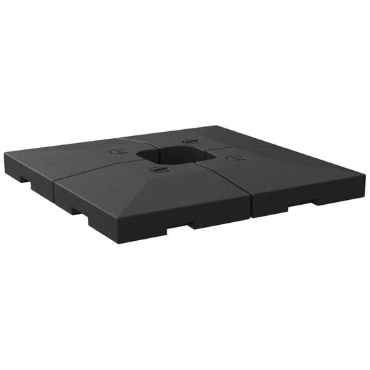 Outsunny Fillable Parasol Base – Set of 4, Heavy - Duty, Up to 120KG | 84D - 048 - Accessories