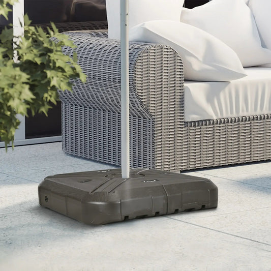 Outsunny Fillable Parasol Base – Wheels, 195kg Sand / 170kg Water | 84D - 244V00CF - Accessories