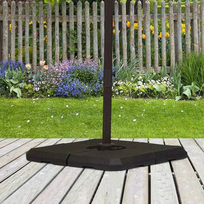 Outsunny Parasol Base Weights – Set of 4, Fillable, Up to 120kg | 84D-070