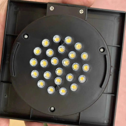Outsunny Solar Floor Lamp w/ Auto On/Off LED Lights - Brown | 867-154V00BN