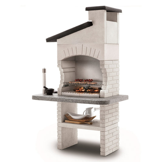 Palazzetti Guanaco 2 Masonry Wood or Charcoal Barbecue | 803004920 - BBQs & Grills - 803004920 - GardenHearth