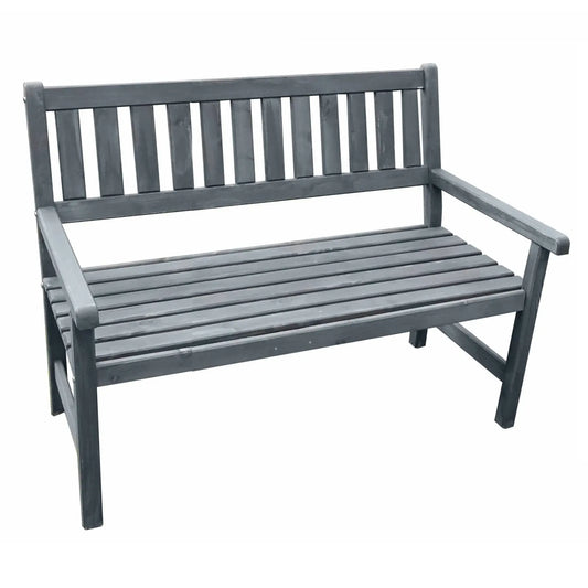 Promex Grey Johanna 2 Seater Garden Bench | 60044