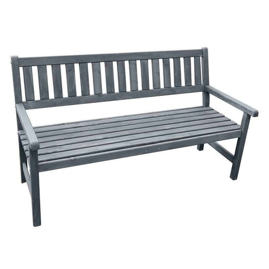 Promex Grey Johanna 3 Seater Garden Bench | 60047 - Garden Furniture - 60047 - GardenHearth