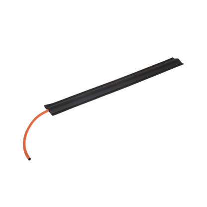 Black rectangular led light strip with visible orange wiring end for protective profile gas hose 1.8 m srbp01