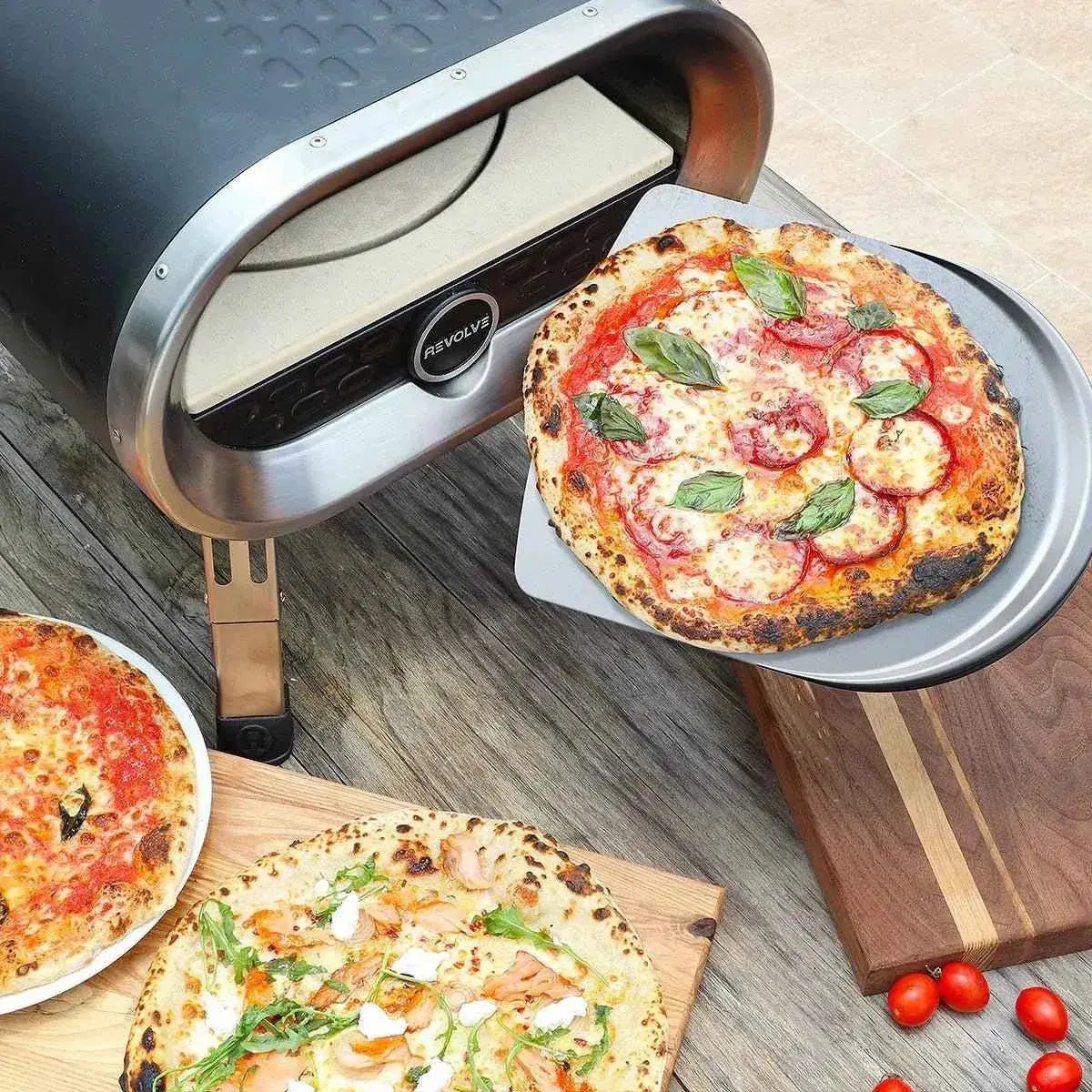 Revolve Pizza Oven - Unique, Gas-Fired w/ Rotating Stone | REVOLVE