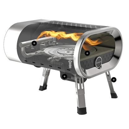Revolve Pizza Oven - Unique, Gas - Fired w/ Rotating Stone | REVOLVE - Pizza Ovens