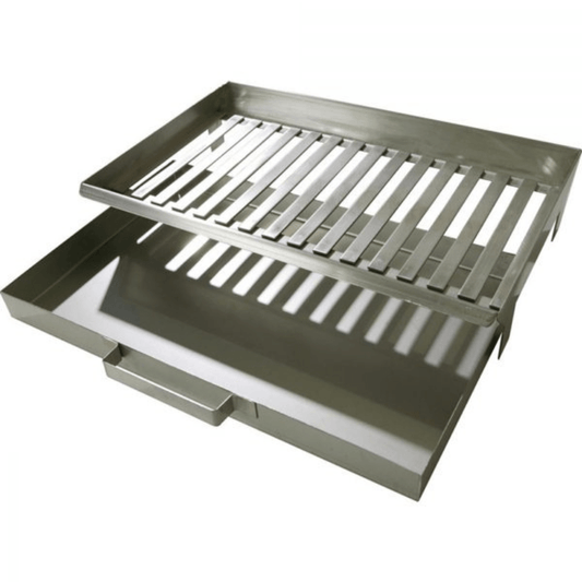 Stainless Steel Firegrate & Ash Pan - Firegrate & Ash Pan - FIREGRATE - GardenHearth