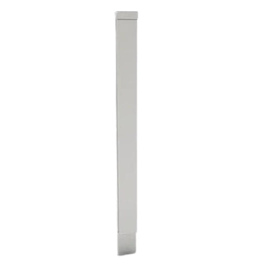 Sunstone 3 spacer panel for cabinet front in sleek white with smooth finish and rounded top and bottom edges