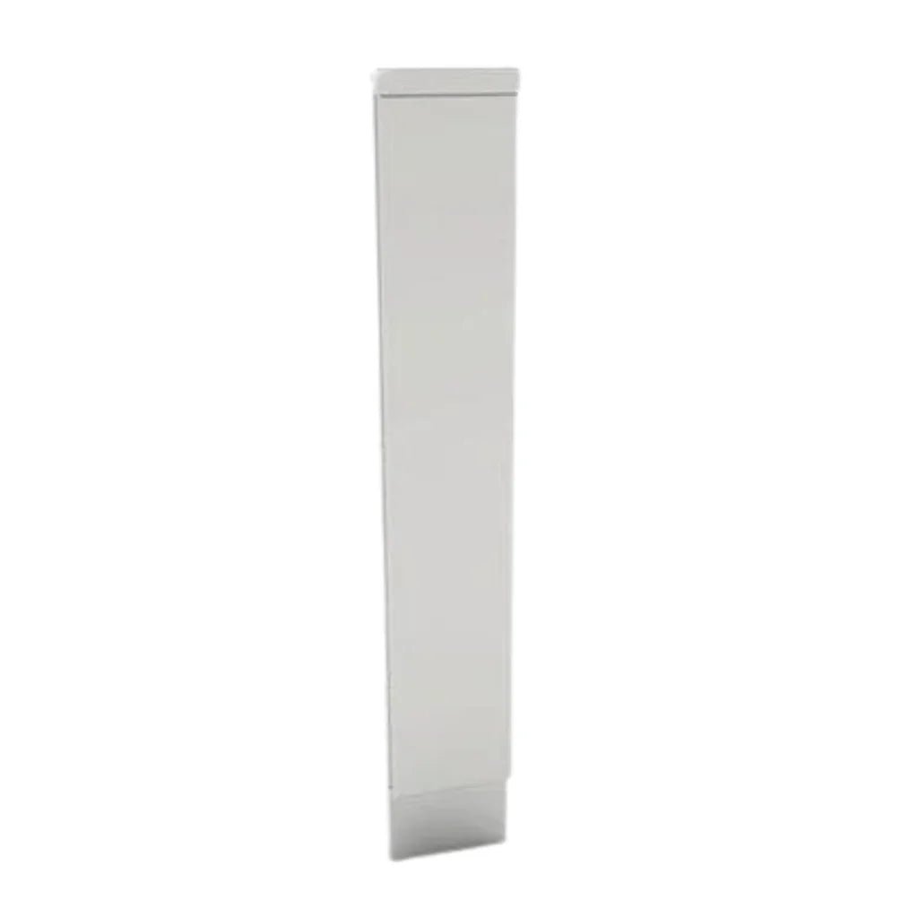 White rectangular Sunstone 6 spacer panel for cabinet front with smooth minimalist design and clean lines