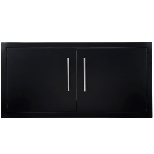 Sunstone Black Series Double Door 42″ | A - DD42 - BK - Storage Drawer - A - DD42 - BK - GardenHearth