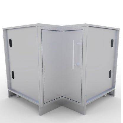 Sunstone Cabinet for Corners | SBC12SLS - Storage Cabinets - SBC12SLS - GardenHearth