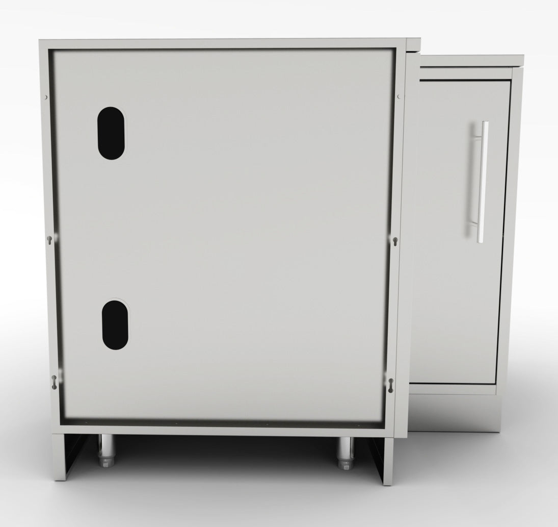 Sunstone Cabinet for Corners | SBC12SLS - Storage Cabinets - SBC12SLS - GardenHearth