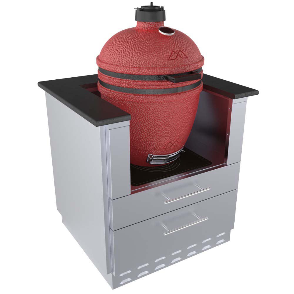 Sunstone Cabinet for Kamado Style Grills - Kamado Grills - SAC - 30KBDC - GardenHearth