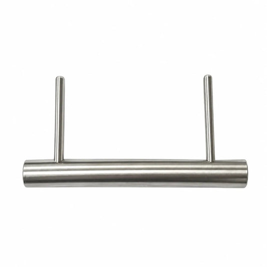 Stainless steel towel rack with two vertical bars and one horizontal bar from sunstone designer handle p-dhandle series
