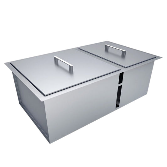 Sunstone Double Sink | B - SK34 - Bar Center - B - SK34 - GardenHearth