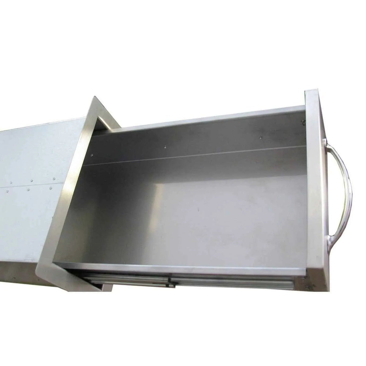 Sunstone single drawer b-sd6 stainless steel drawer with sleek modern design and integrated handle in silver finish