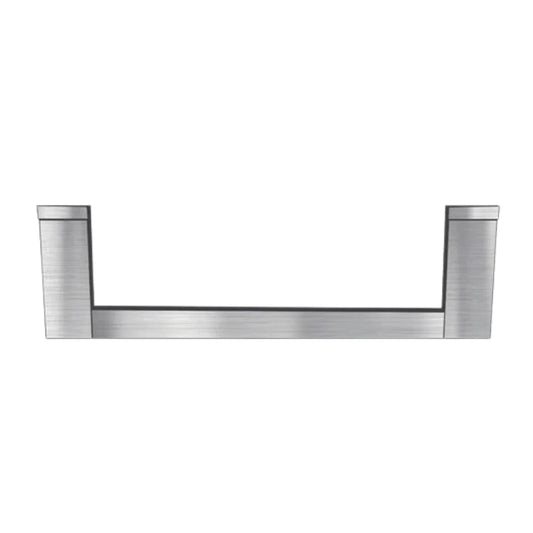 Stainless steel u-shaped drawer pull with brushed finish and rectangular end caps for Sunstone Trim Kit Ruby Series 3 gas grill