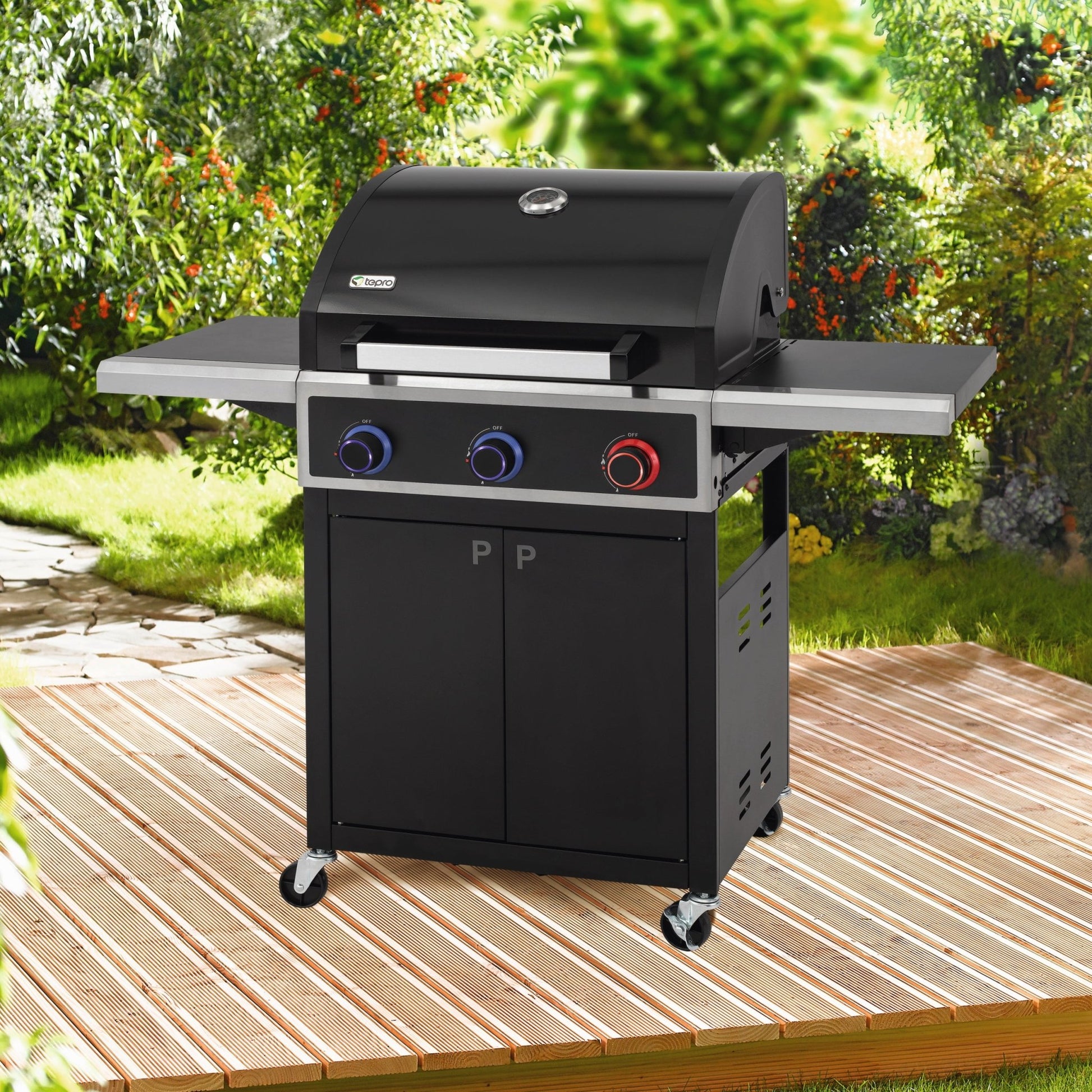 Tepro Keansburg 3 Burner Gas BBQ with POWERZONE | 3302UK - BBQs & Grills - 3302UK - GardenHearth