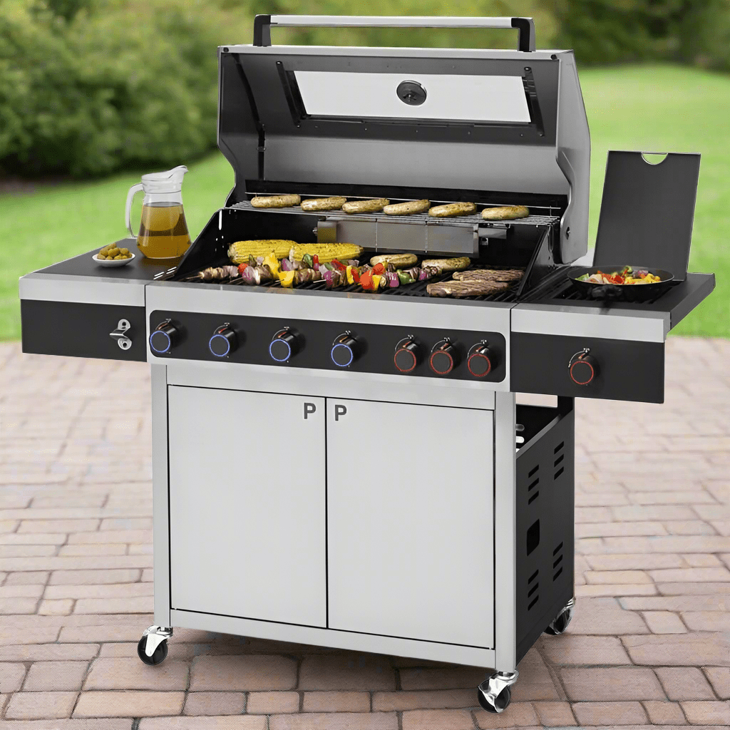 Tepro Keansburg 6 Special Edition Gas BBQ with Infrared Side and Back Burners | 3316UK - BBQs & Grills - 3316UK - GardenHearth