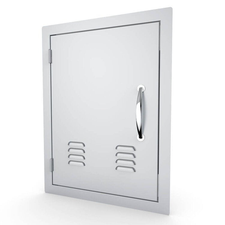 Vertical Door Ventilated Left Opening (Big) | A - DV1724L - Vertical Door - A - DV1724L - GardenHearth