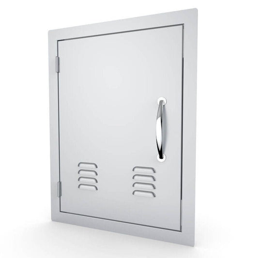 Vertical Door Ventilated Left Opening (Big) | A - DV1724L - Vertical Door - A - DV1724L - GardenHearth