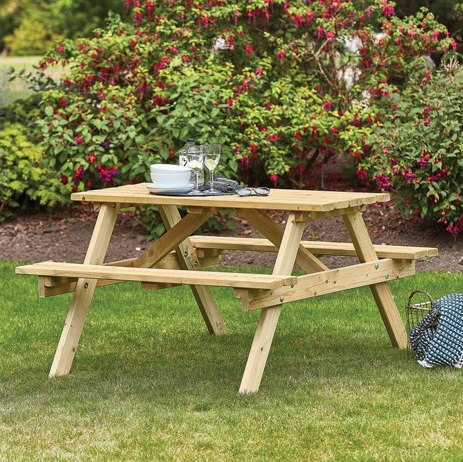 Woodshaw Appleton 4 Seater Picnic Bench 600001 - Garden Furniture - 600001 - GardenHearth