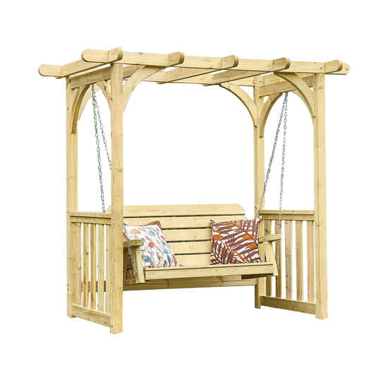 Woodshaw Appleton Swing Arbour 620003 - Garden Furniture - 620003 - GardenHearth